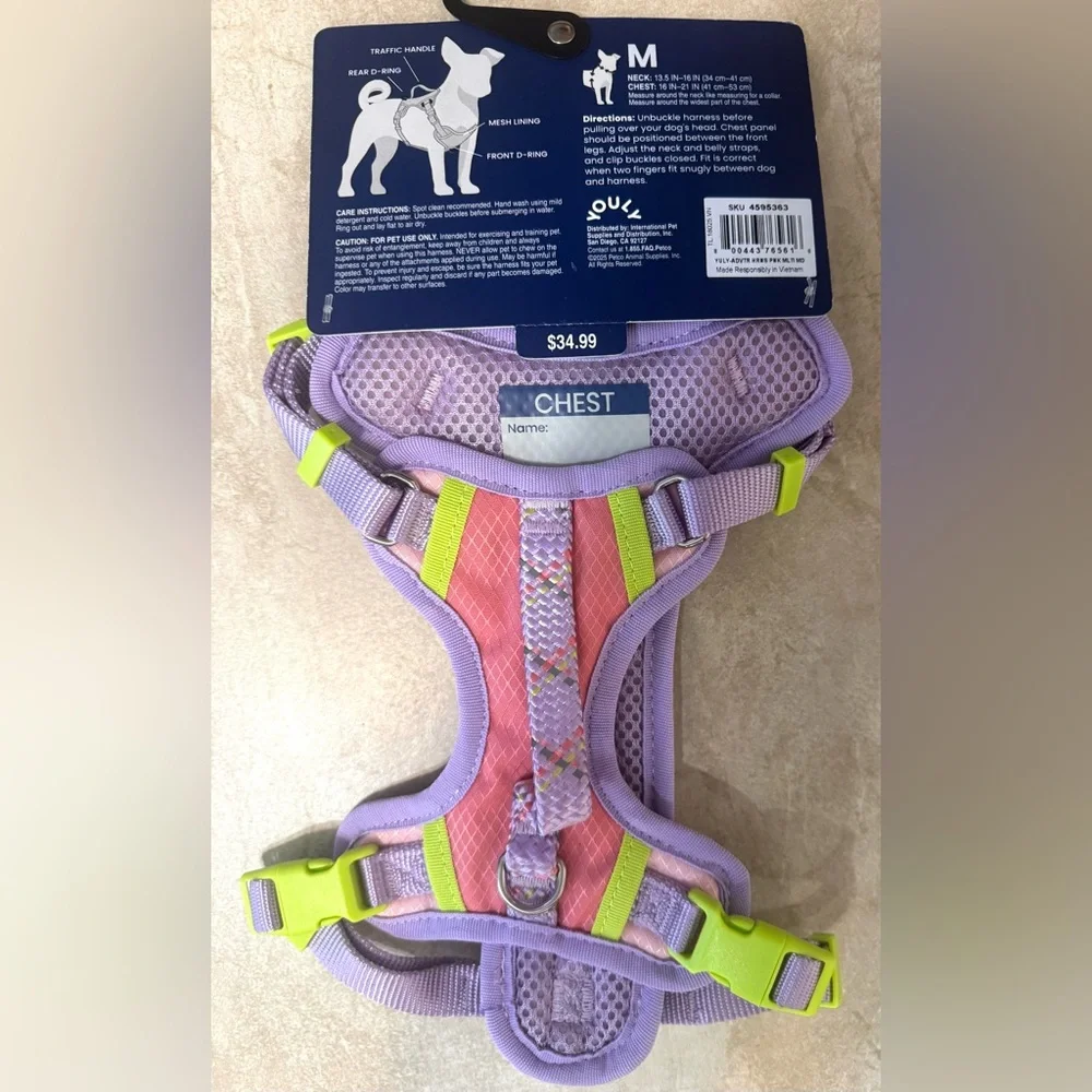 YOULY Adventure Reflective Dog Harness